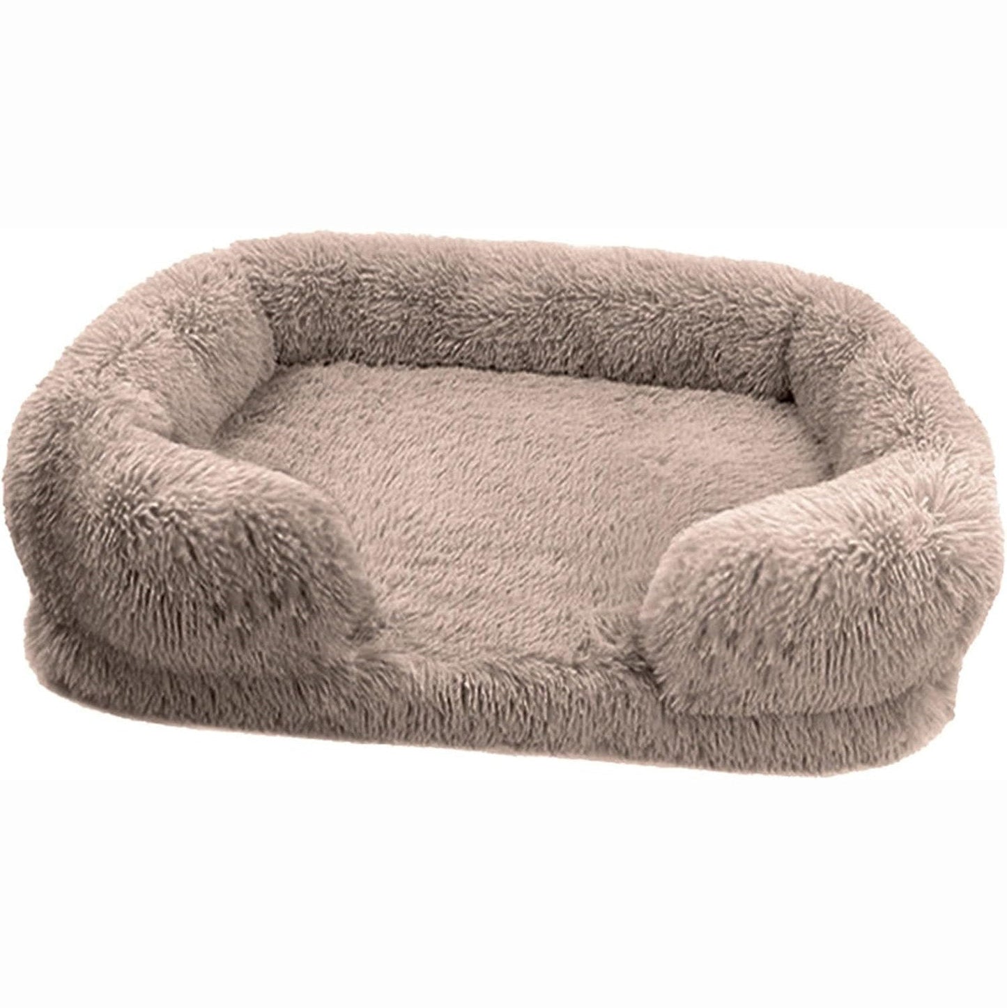Canapé pour Chien - SquareDogCouch™ - Marron - beige - Mr Chien