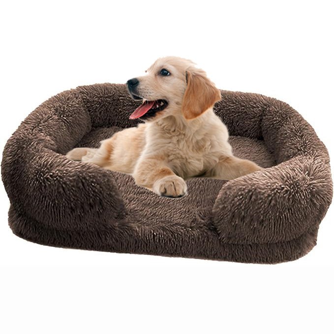 Canapé pour Chien - SquareDogCouch™ - Marron - clair - Mr Chien