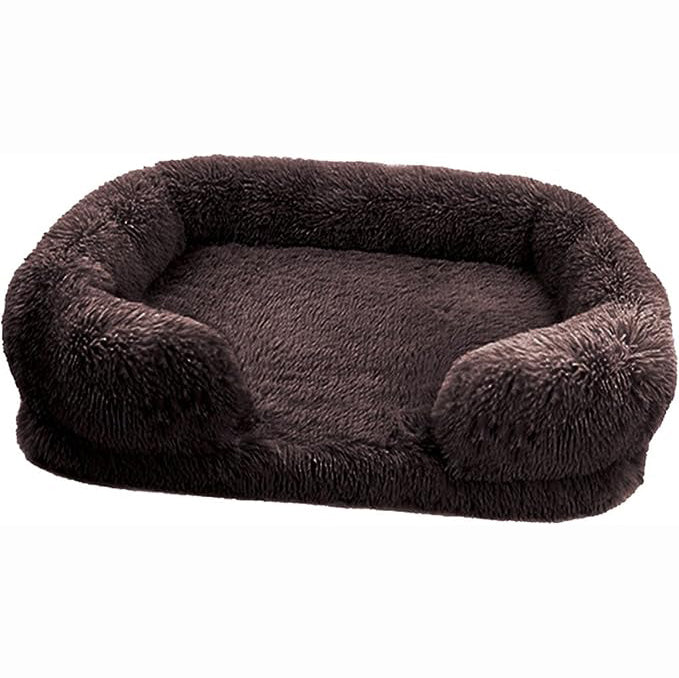 Canapé pour Chien - SquareDogCouch™ - Marron - foncé - Mr Chien