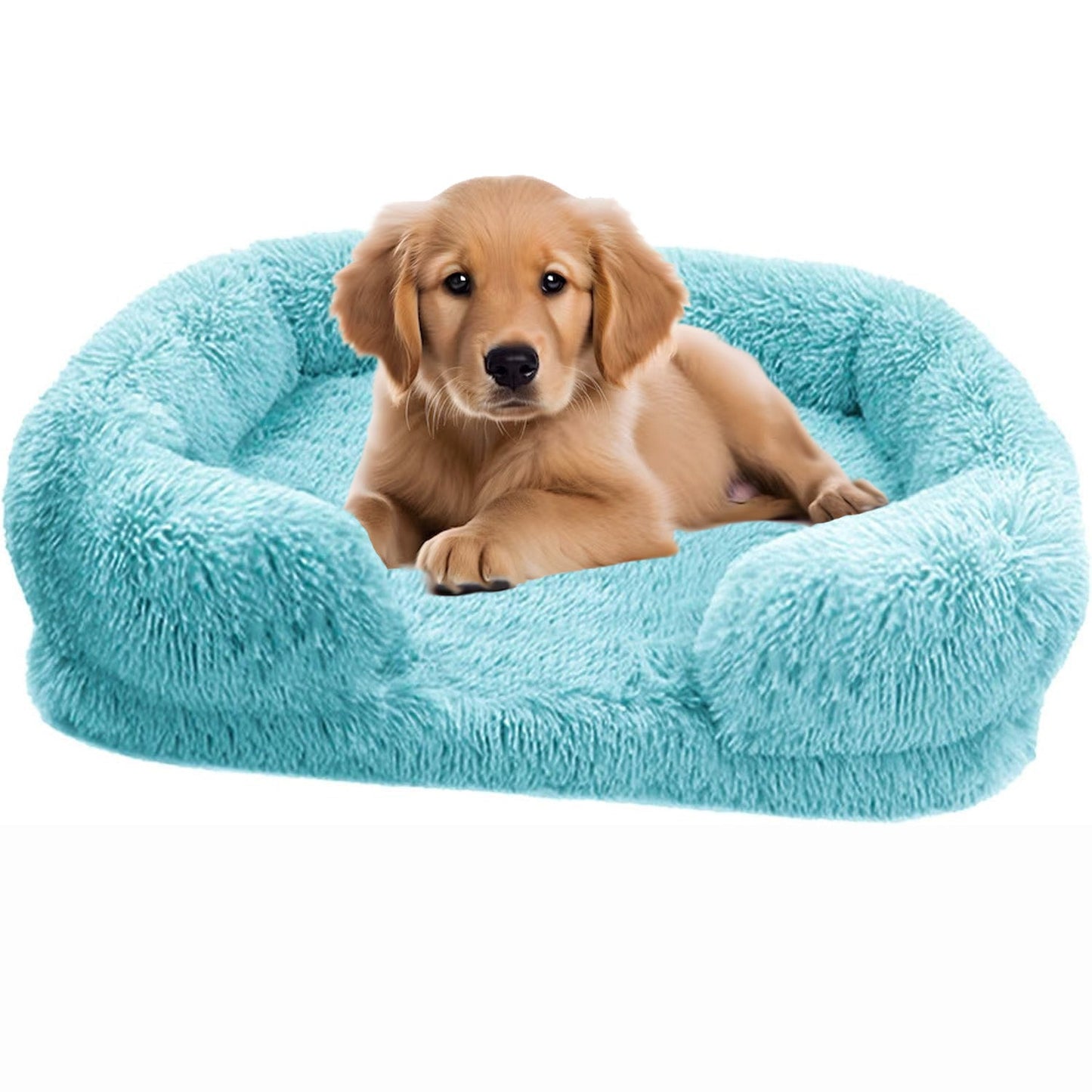 Canapé pour Chien - SquareDogCouch™ - Pure - eau - Mr Chien