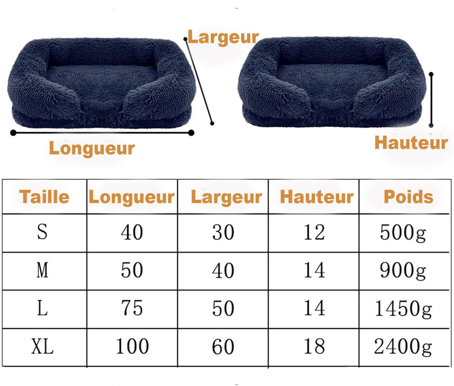 Canapé pour Chien - SquareDogCouch™ - Turquoise - Mr Chien
