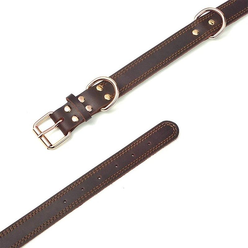 Collier pour chien - ClassyLeather™ - Noir - Mr Chien