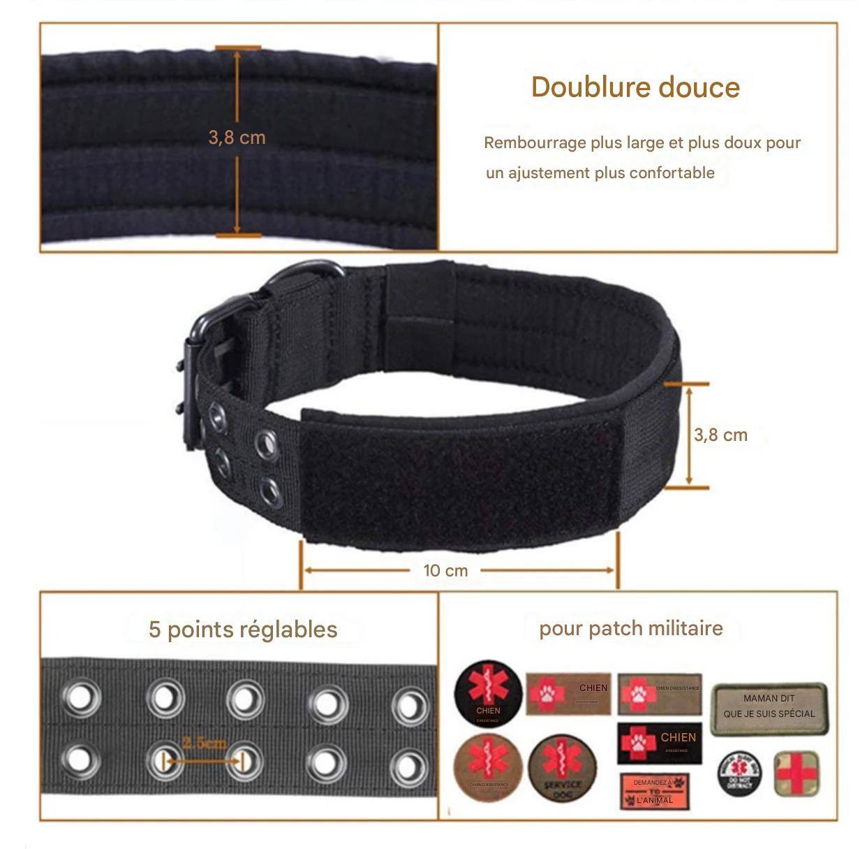 Collier pour chien - K9™ - Noir - Mr Chien