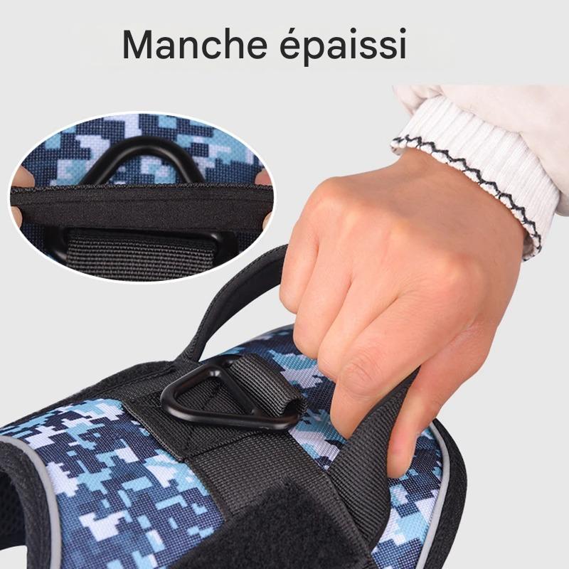 Harnais Chien - CrossArmy™ - Armee Bleu - Mr Chien