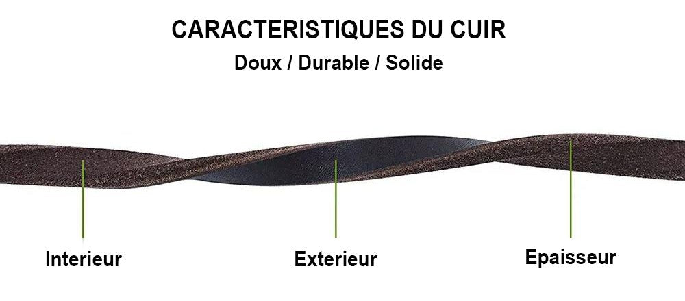 Laisse pour chien - ClassyLeather™ - Cuir Vert - Mr Chien