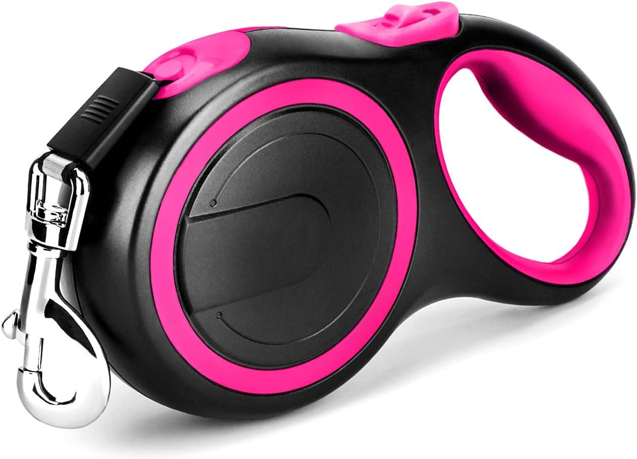 Laisse pour chien - EasyRoll™ - Rose - Mr Chien