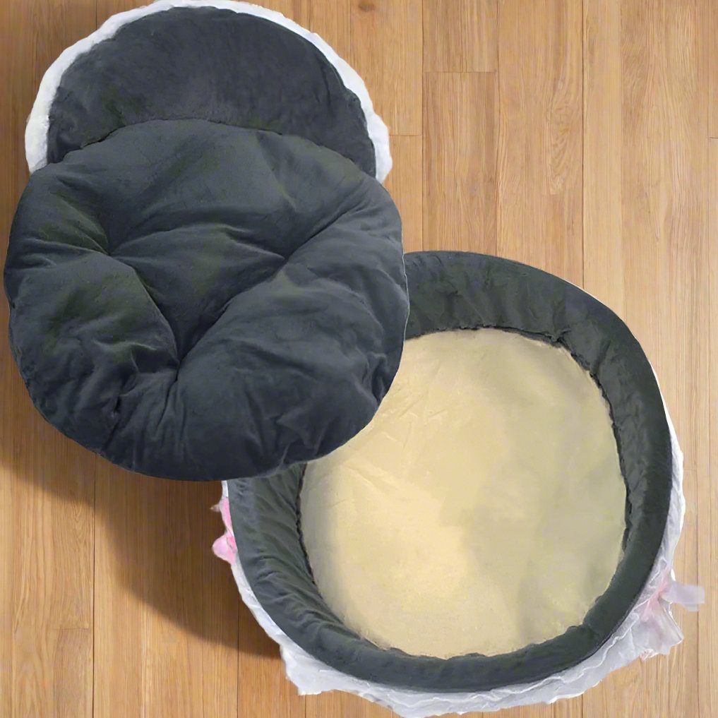 Lit Pour Chien - CuteLaceDogBedâą - Gris - Mr. Chien