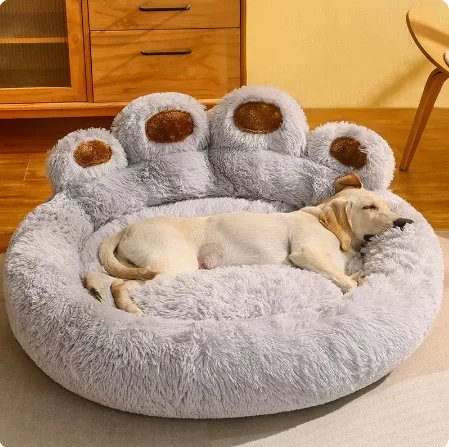 Lit pour Chien - FluffyDogBedâą - Gris - Mr. Chien