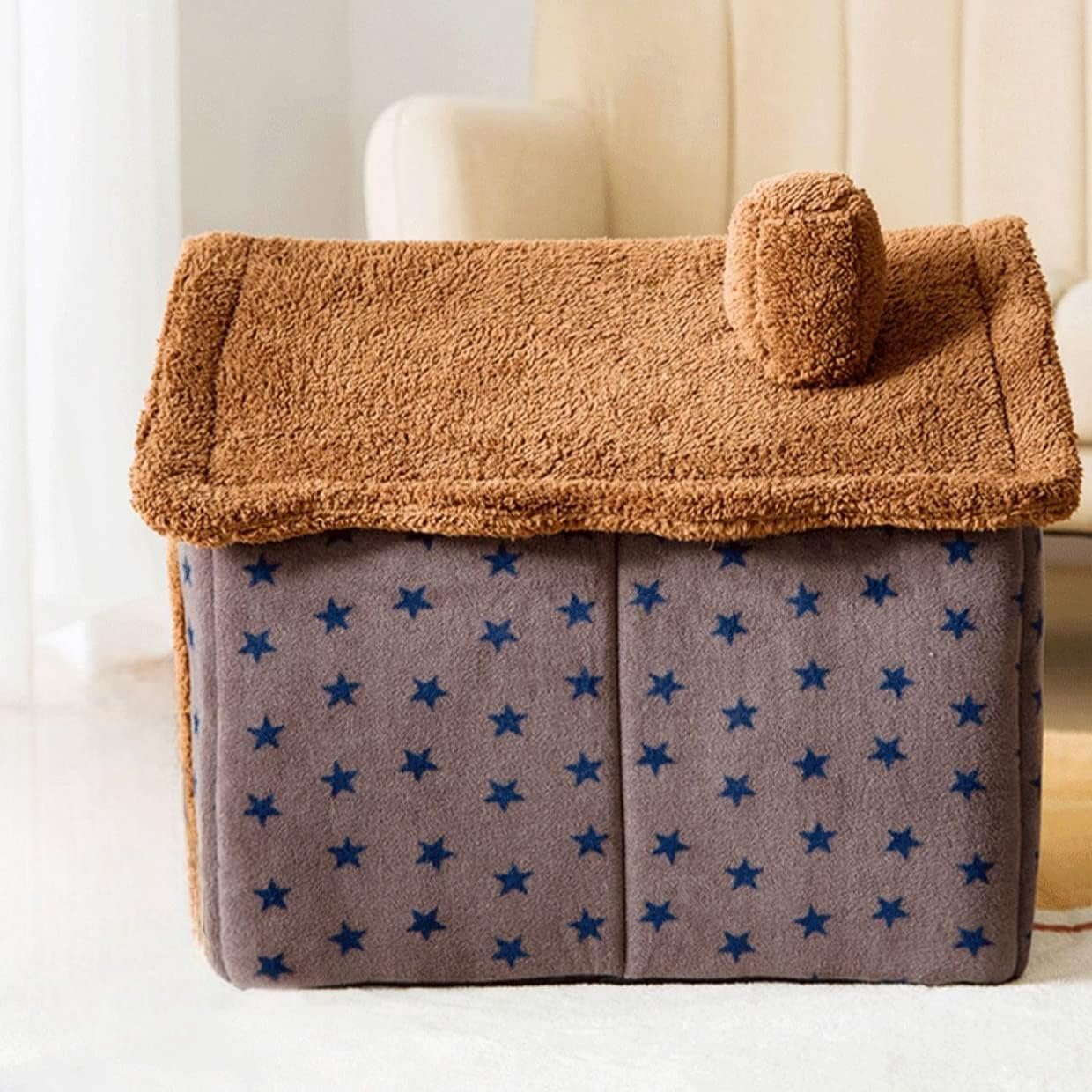 Niche pour Chien - ComfortableDogHouse™ - Café - Mr. Chien
