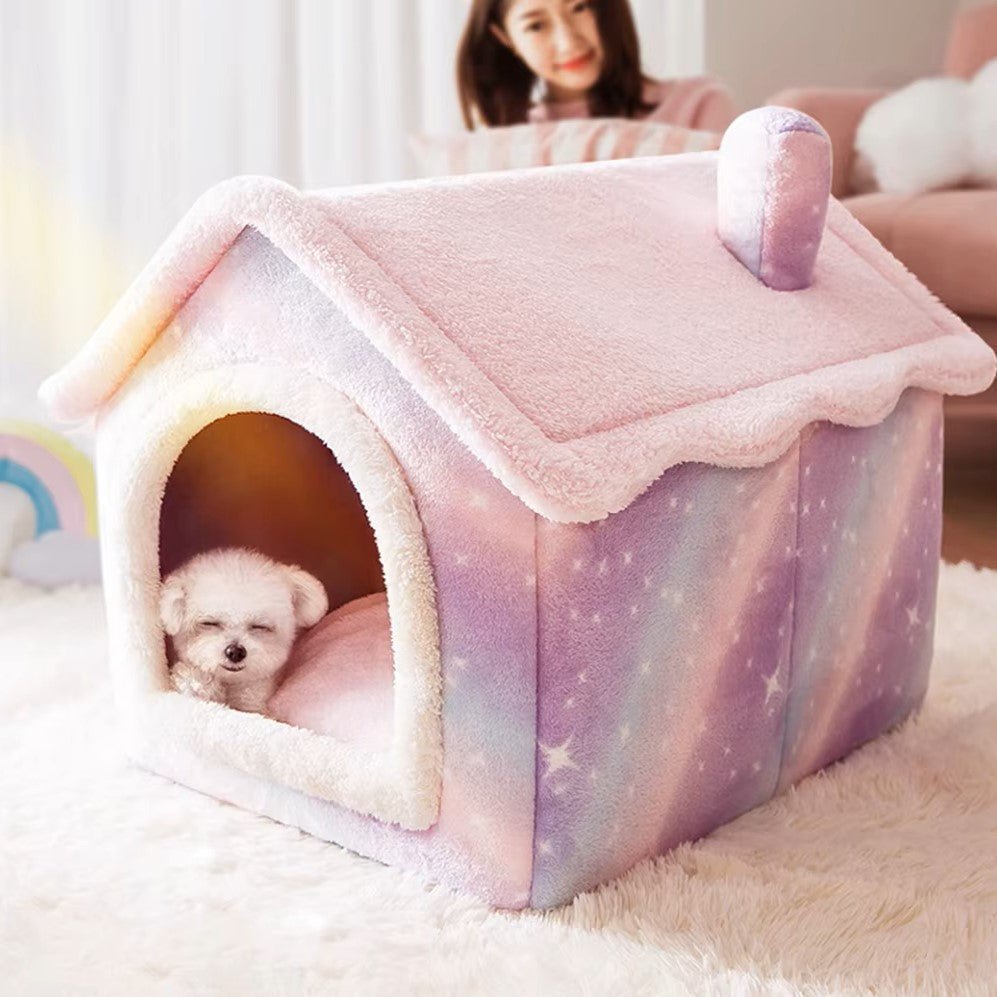 Niche pour Chien - ComfortableDogHouse™ - Étoile Arc - en - ciel - Mr. Chien
