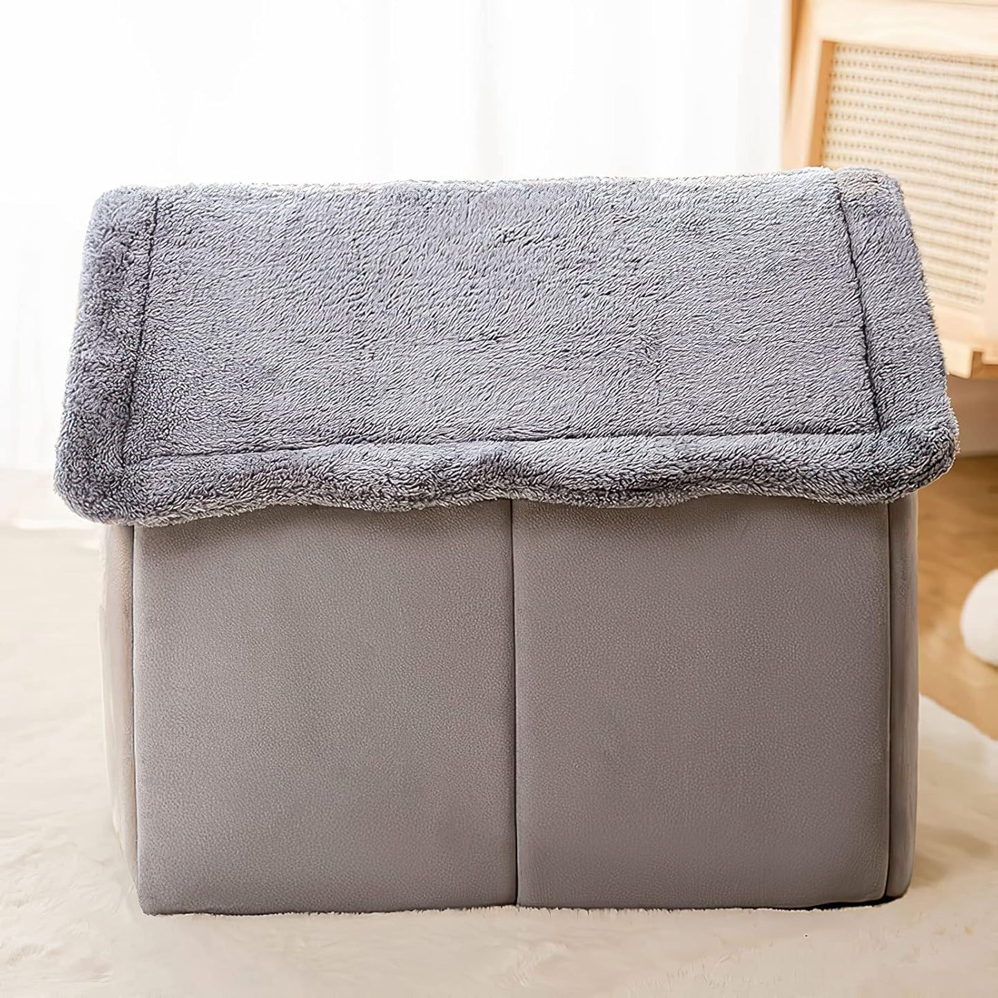 Niche pour Chien - ComfortableDogHouse™ - Gris Lapin - Mr. Chien