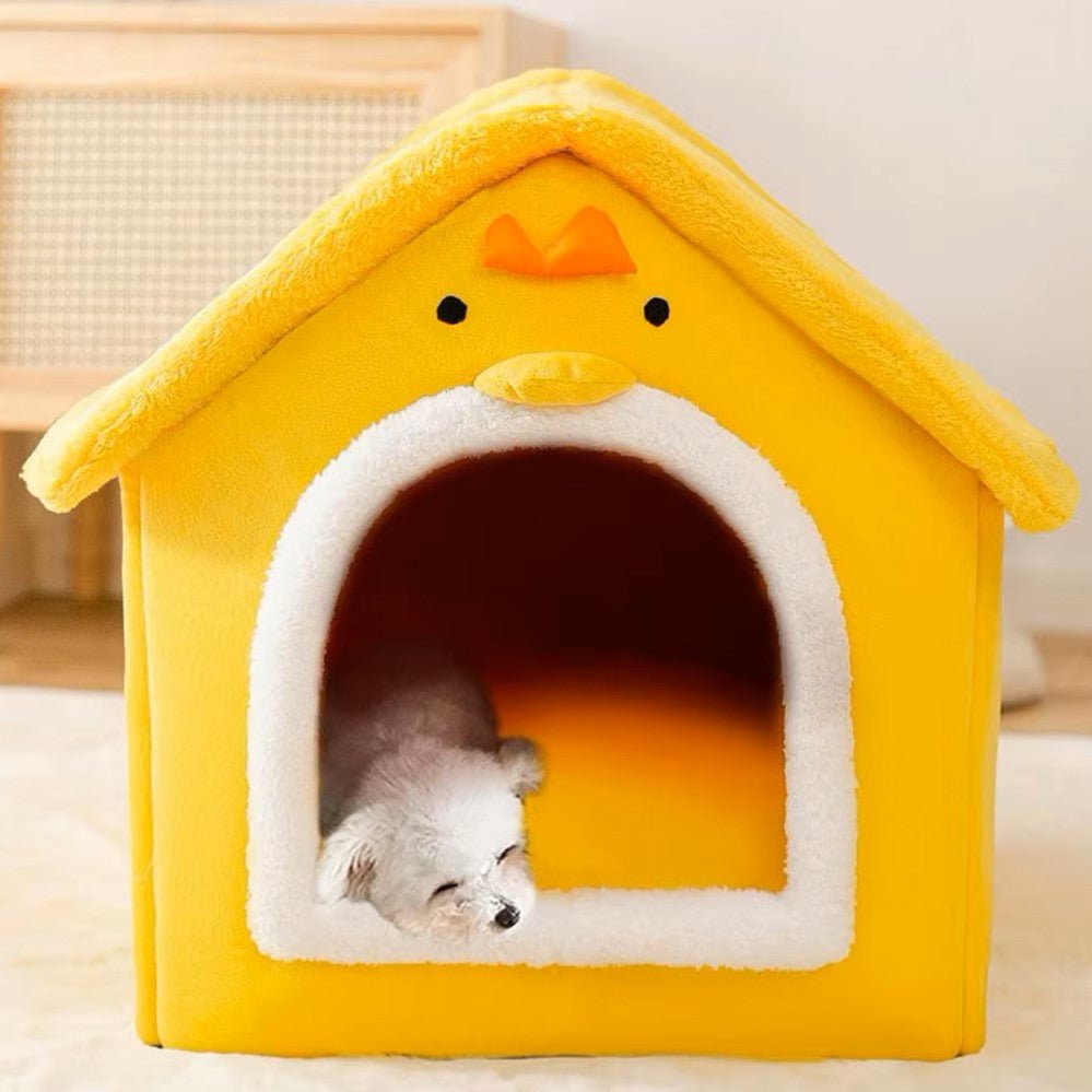 Niche pour Chien - ComfortableDogHouse™ - Jaune Poussin - Mr. Chien