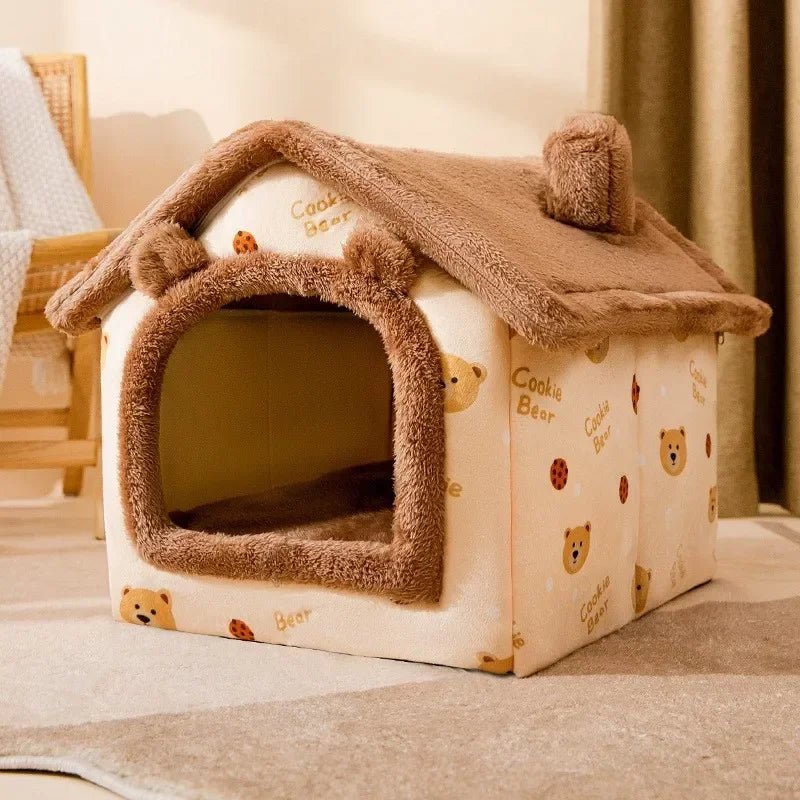 Niche pour Chien - ComfortableDogHouse™ - Marron Ours - Mr. Chien