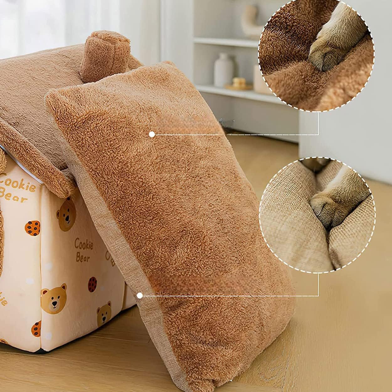 Niche pour Chien - ComfortableDogHouse™ - Marron Ours - Mr. Chien