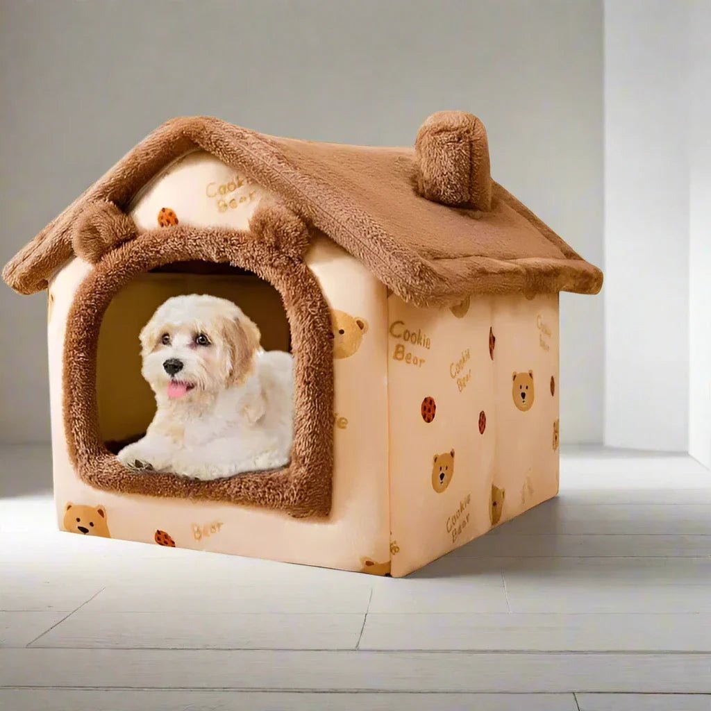 Niche pour Chien - ComfortableDogHouse™ - Marron Ours - Mr. Chien