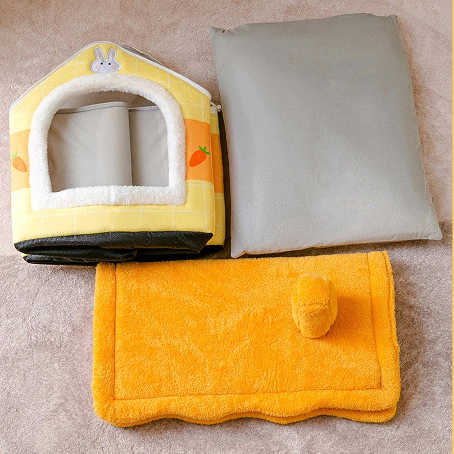 Niche pour Chien - ComfortableDogHouse™ - Orange Carotte - Mr. Chien