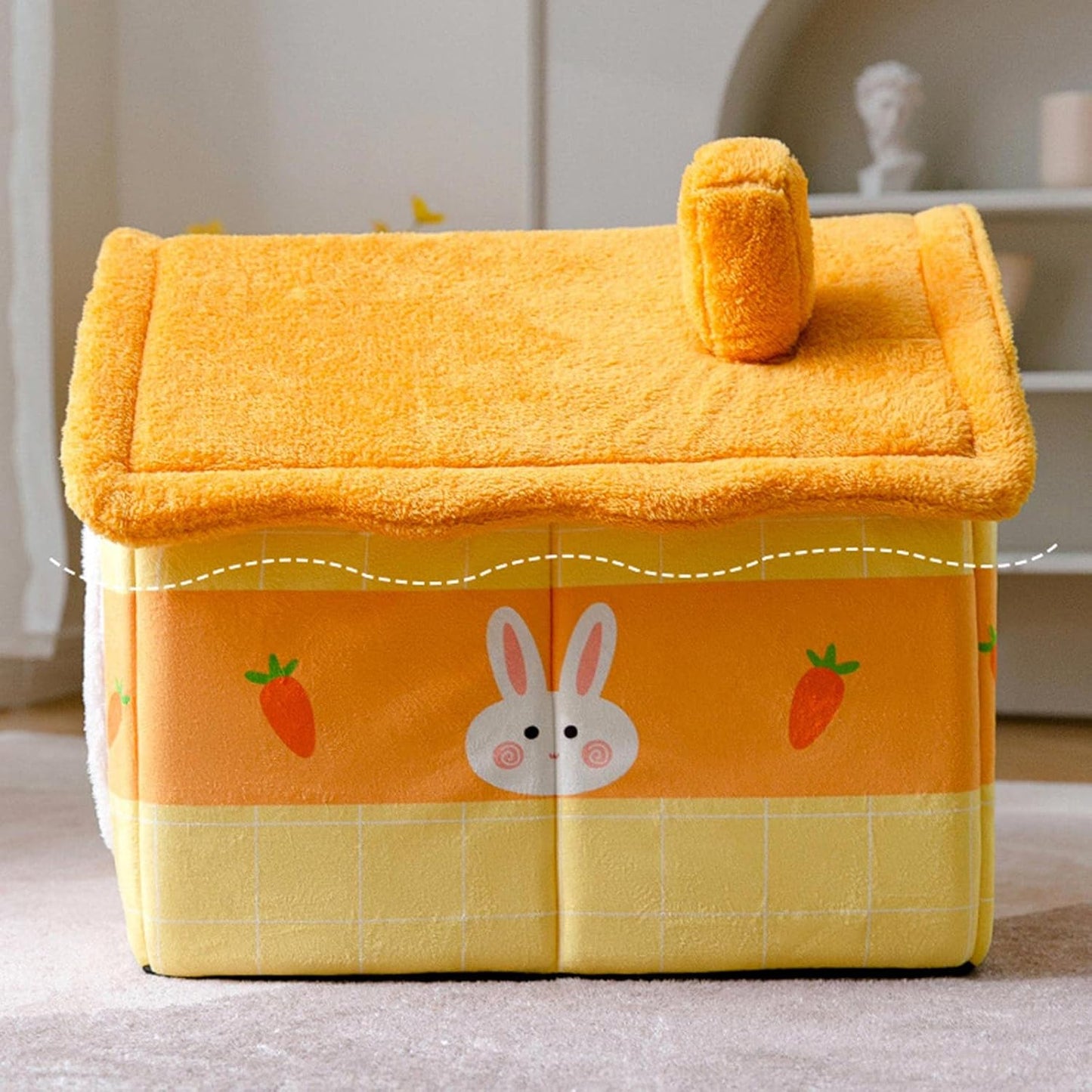 Niche pour Chien - ComfortableDogHouse™ - Orange Carotte - Mr. Chien