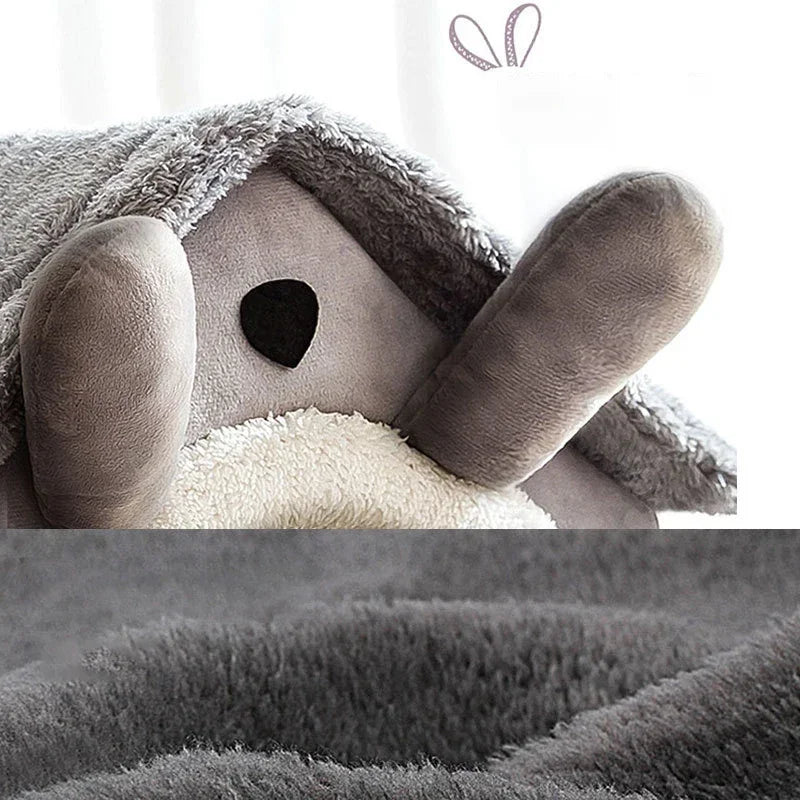 Niche pour Chien - ComfortableDogHouse™ - Toit simple gris - Mr. Chien