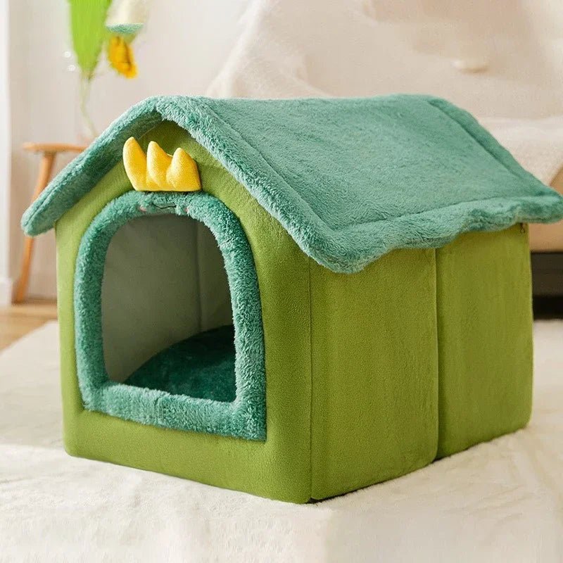 Niche pour Chien - ComfortableDogHouse™ - Vert Dinosaure - Mr. Chien