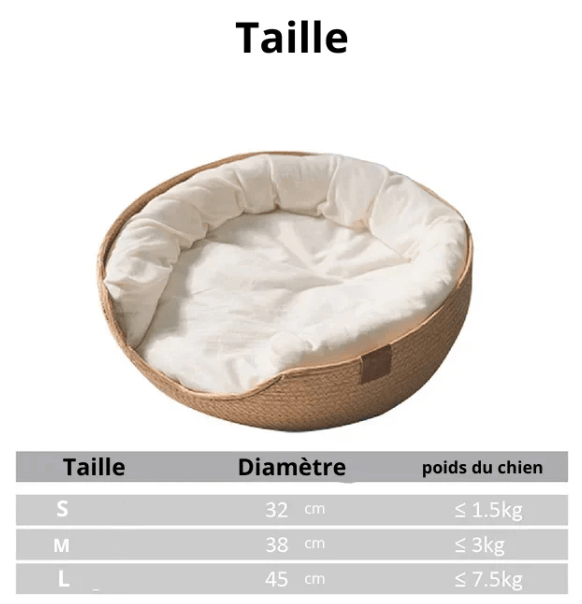 Panier Chien - WickerBasket™ - Mr Chien