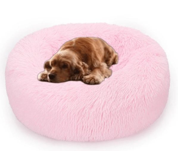 Coussin pour Chien - CozyDogDonut™ - Rose clair - Mr Chien