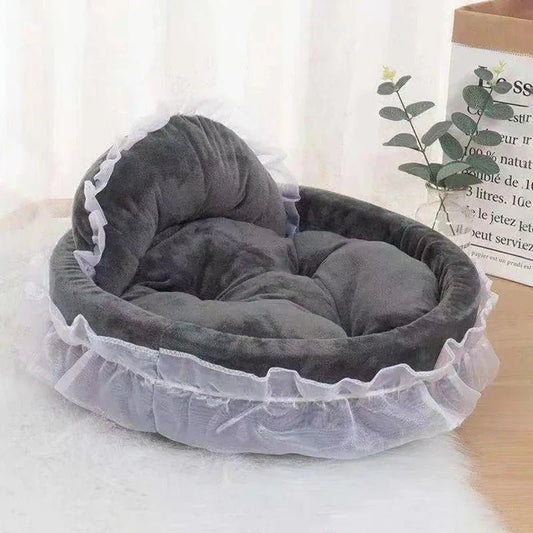 Lit Pour Chien - CuteLaceDogBed™ - Gris - Mr. Chien