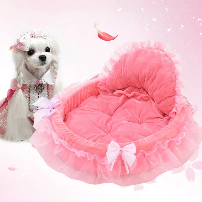 Lit Pour Chien - CuteLaceDogBed™ - Rose - Mr. Chien